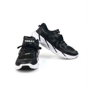 HOKA One One Clifton 2 Road-Running Shoes Sneaker Men 8.5 Black Everyday Travel